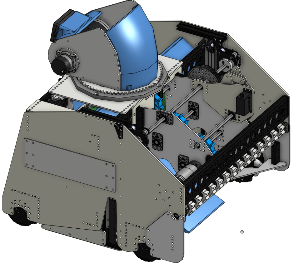 CAD Software rendering of the robot